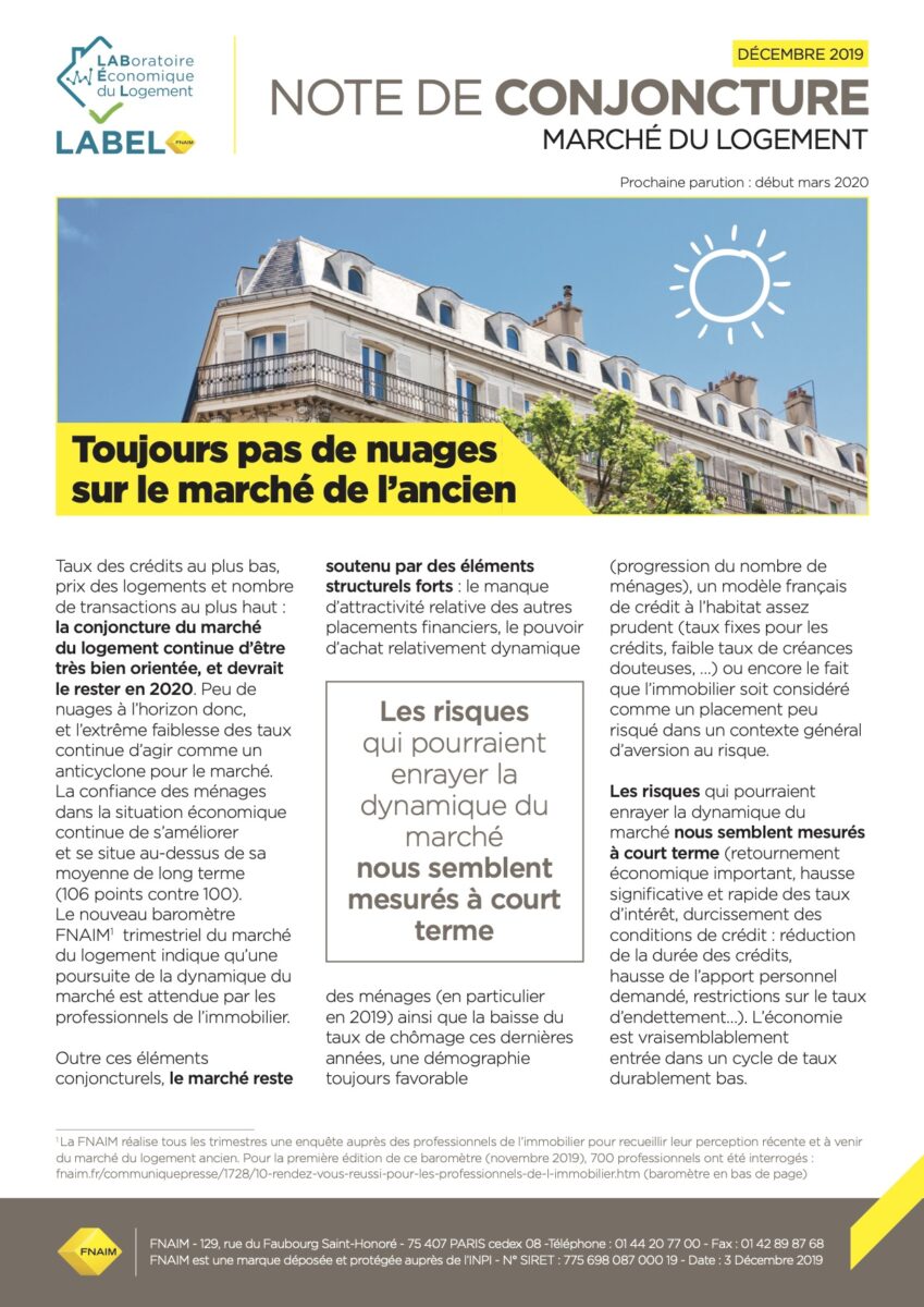 Cabinet Chateaubriand Immobilier Maison A Vendre Saint Malo Note De Conjoncture Dec 2019 Ok